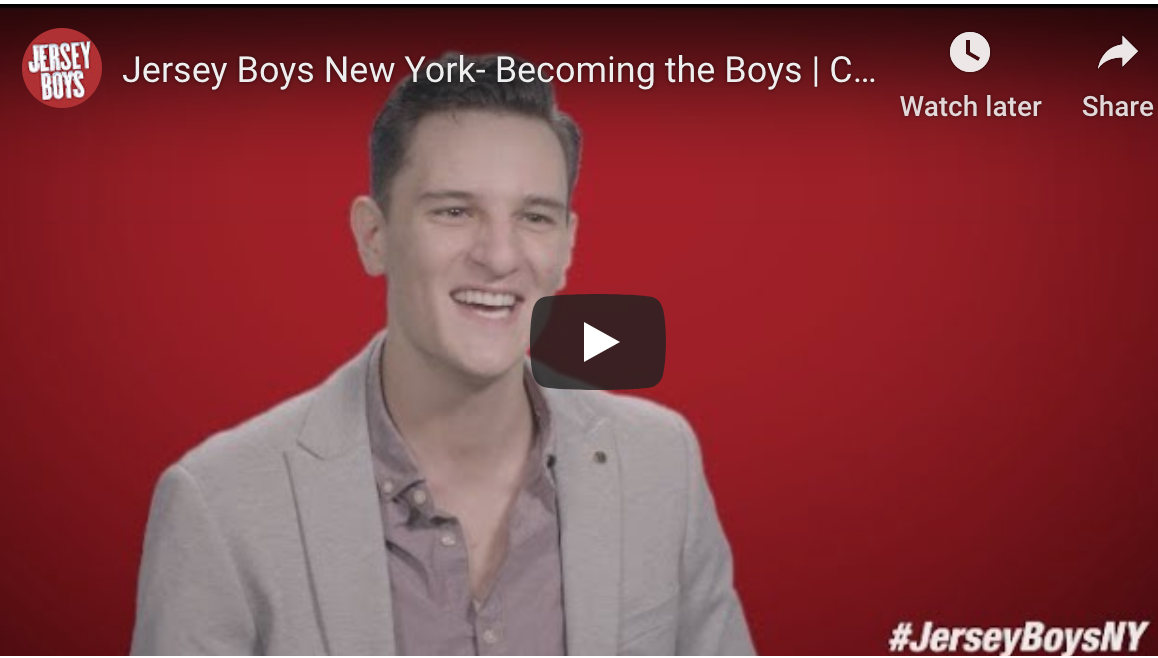 Jersey Boys New York Becoming the Boys Cory Jeacoma